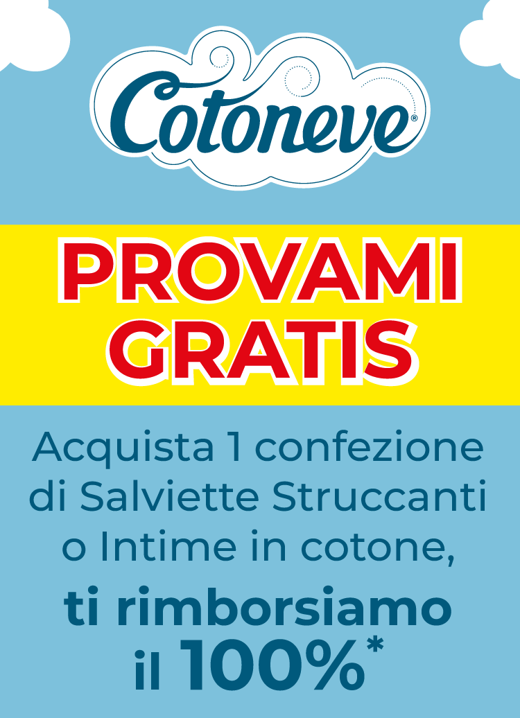 immagine per smartphone del cashback Prova gratis - Cotoneve Salviette 100% cotone